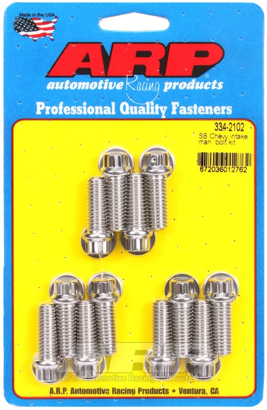 ARP — ARP SB Chevy Intake Manifold Bolt Kit