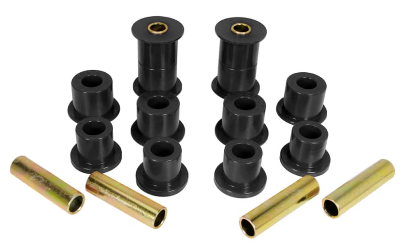 Prothane — Prothane 74-77 Jeep Cherokee Front Spring & Shackle Bushings (w/ 1.25in OD Main Eye) - Black
SPRING/SHACKLE BUSH