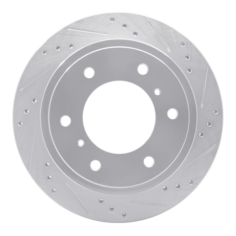 R1 Concepts — R1 00-06 Mitsubishi Montero Rear Right Drilled & Slotted Silver Brake Rotor
R1 Brake Rotor Drill
