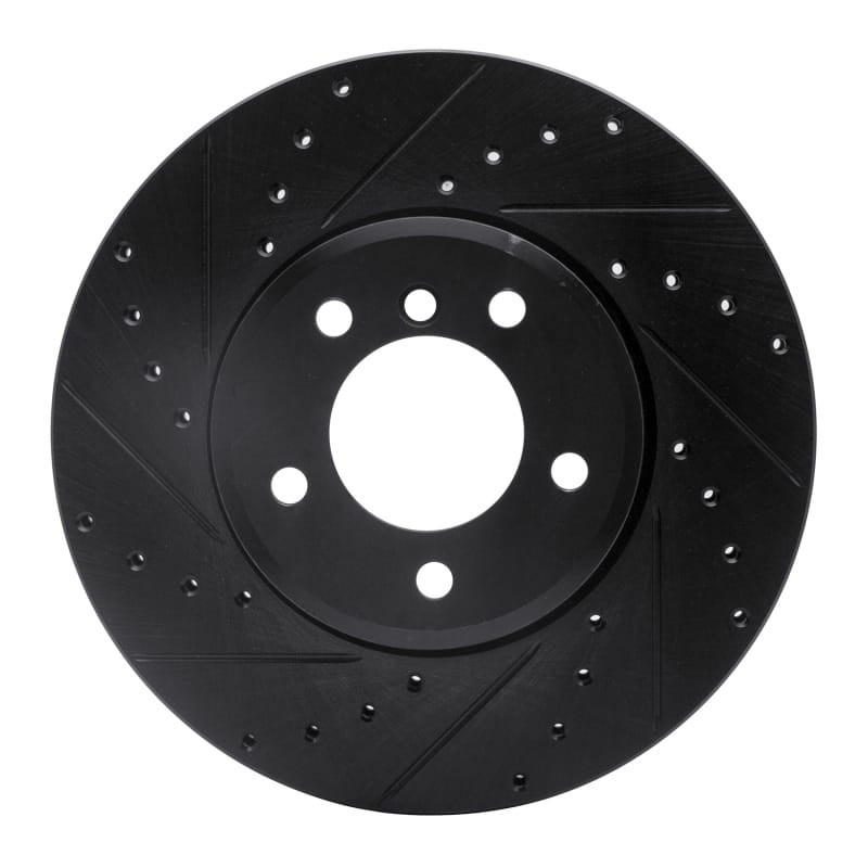 R1 Concepts — R1 04-10 BMW 528XI Front Left Drilled & Slotted Black Brake Rotor
R1 Brake Rotor Drill