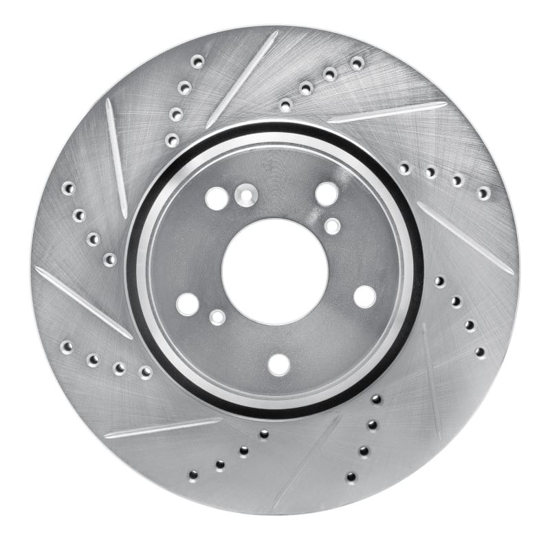 R1 Concepts — R1 16-22 Acura ILX Front Left Drilled & Slotted Silver Brake Rotor
R1 Brake Rotor Drill