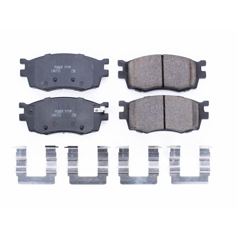 PowerStop — Power Stop 06-11 Hyundai Accent Front Z17 Evolution Ceramic Brake Pads w/Hardware
Z17 Brake Pads