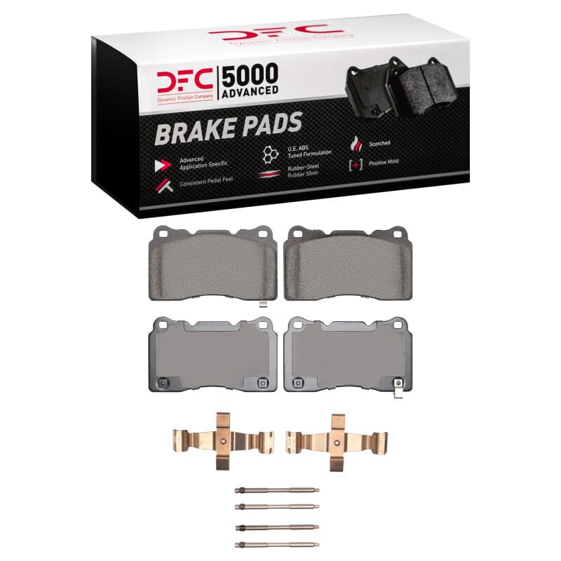 DFC — DFC 16-20 Cadillac ATS Front 5000 Advanced Low Metallic Brake Pads and Hardware Kit
DFC Brake Pad Set