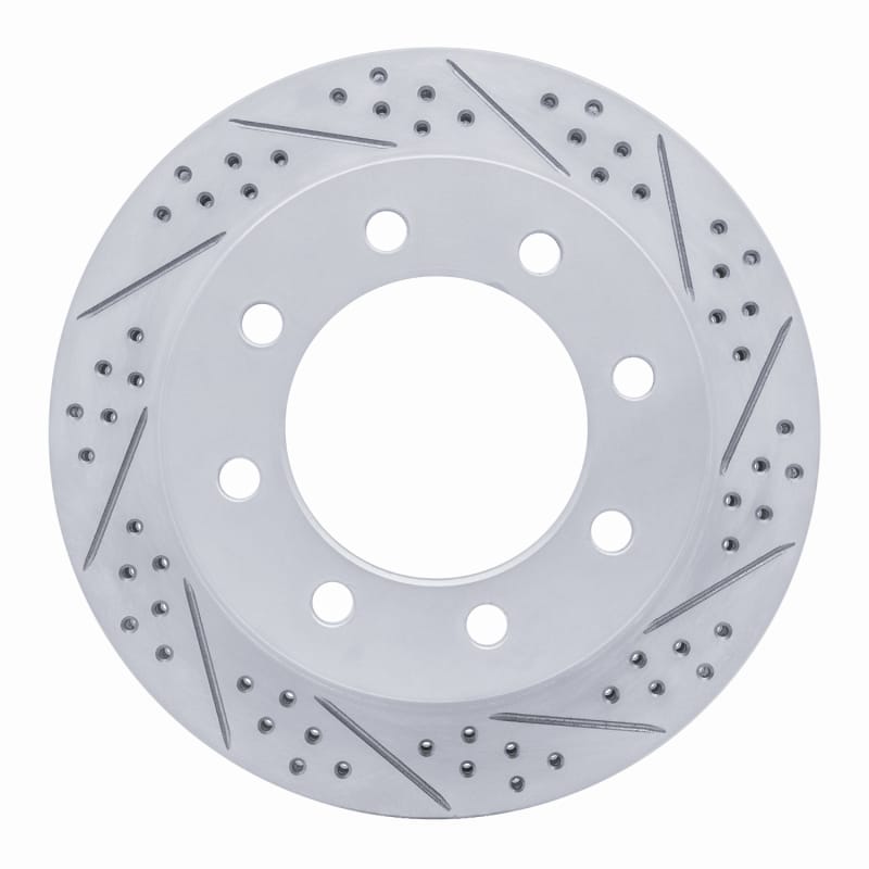 R1 Concepts — R1 03-08 Dodge Ram 1500 Pickup Rear Right Drilled & Slotted Geo-Carbon Rotor