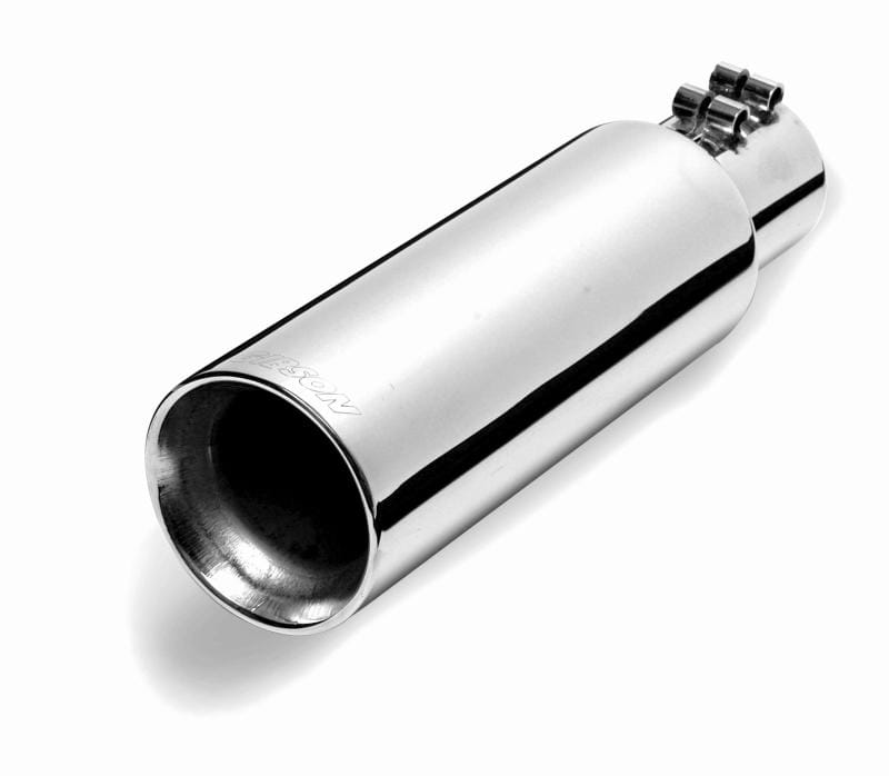 Gibson — Gibson Round Dual Wall Angle-Cut Tip - 4in OD/2.5in Inlet/12in Length - Stainless
Exhaust Tip