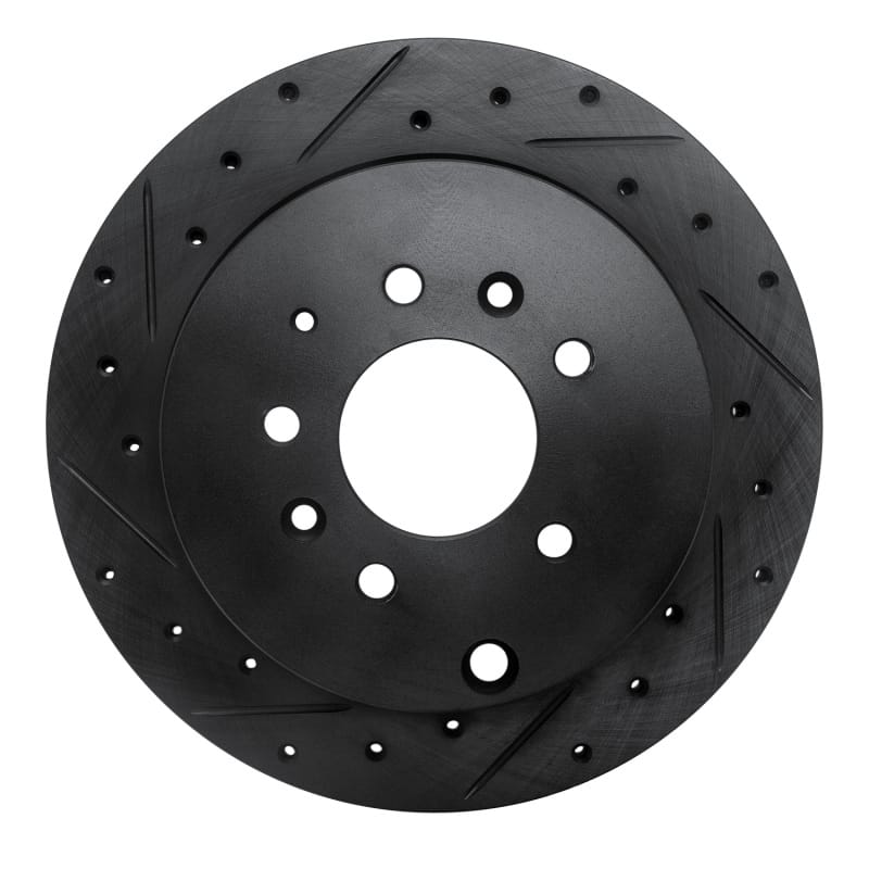 R1 Concepts — R1 07-12 Ford Edge Rear Left Drilled & Slotted Black Brake Rotor
R1 Brake Rotor Drill