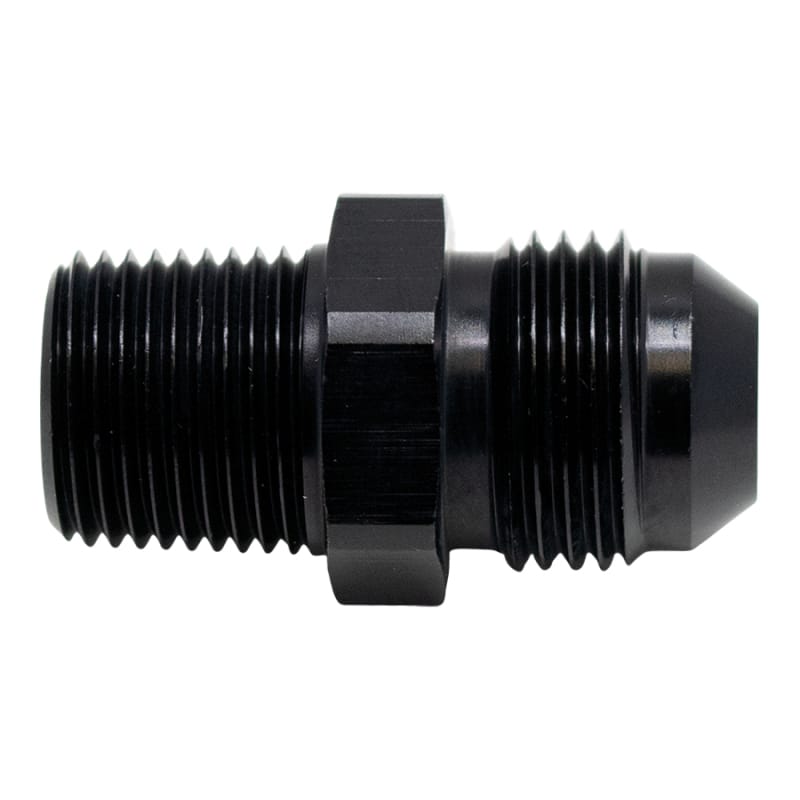 DeatschWerks — DeatschWerks 8AN Male Flare to 3/8in Male NPT Adapter - Anodized Matte Black
Lines & Fittings
