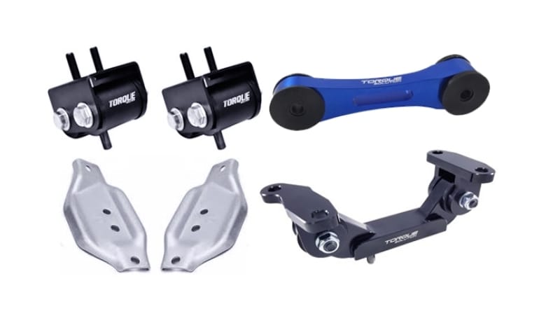 Torque Solution — Torque Solution Engine/Trans/Blue Pitch Mount Kit w/ Mount Plates: 02-14 Subaru WRX / 04+ Subaru STi