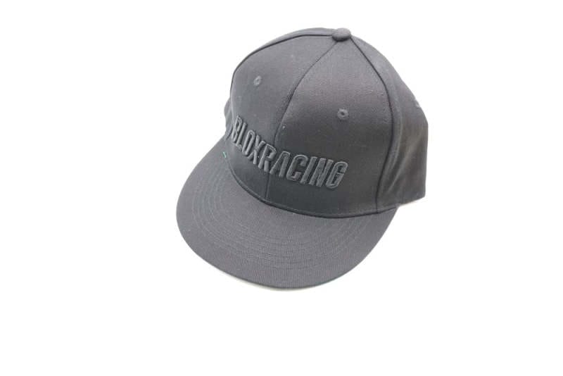 BLOX Racing — BLOX Racing Snapback Cap Black with Black Logo - Blox Racing - New Style Flat Bill