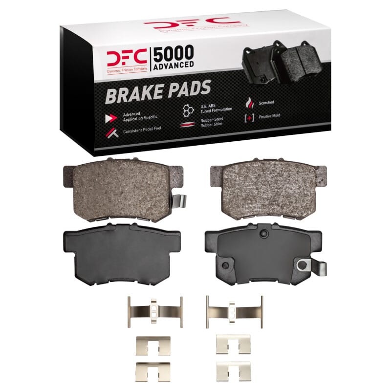 DFC — DFC 97-02 Acura CL Rear 5000 Advanced Ceramic Brake Pads and Hardware Kit
DFC Brake Pad Set