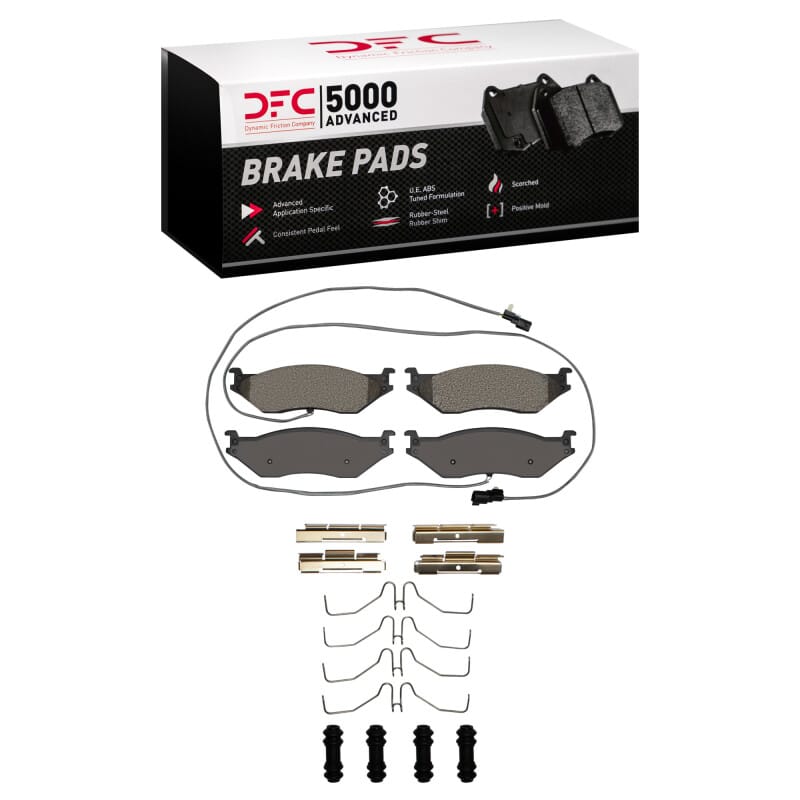 DFC — DFC 18-20 Coachmen Mirada Front/Rear 5000 Advanced Semi Metallic Brake Pads and Hardware Kit
DFC Brake Pad Set