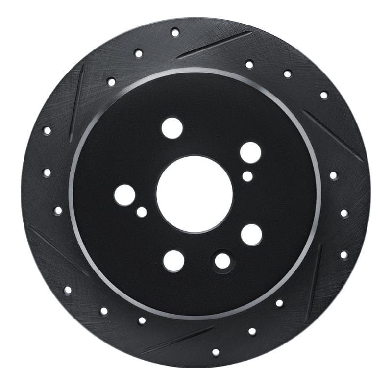 R1 Concepts — R1 86-93 Lexus ES250 Rear Left Drilled & Slotted Black Brake Rotor
R1 Brake Rotor Drill