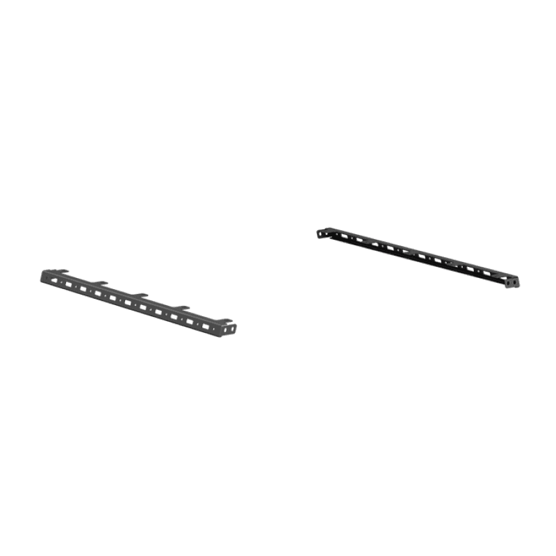 Road Armor — Road Armor TRECK Dual Upper 6-1/2ft Bed Accessory Rail & 5-Light Mounts - Tex Blk (Pair)