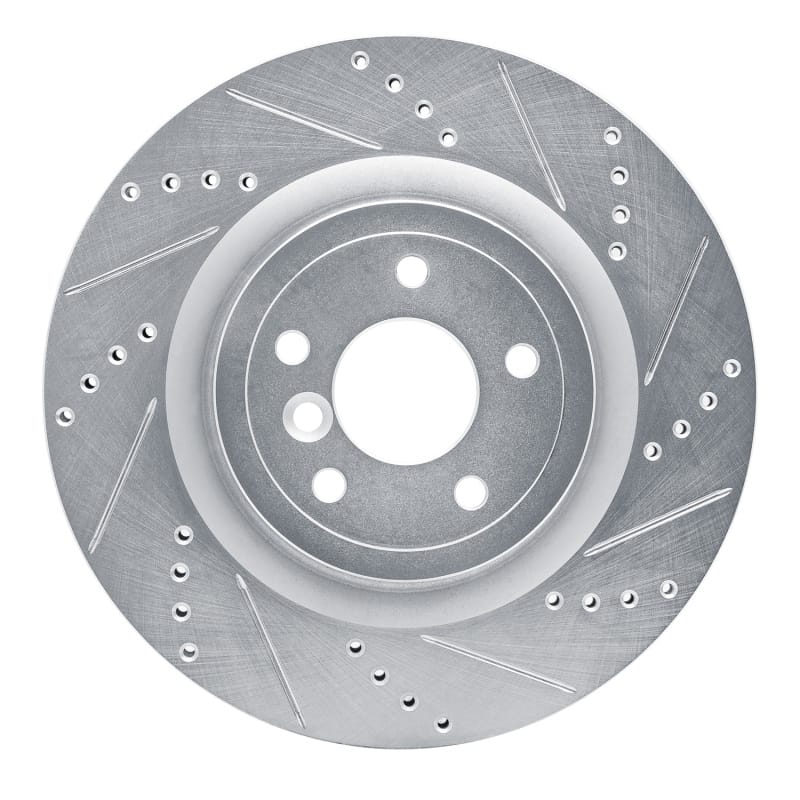 R1 Concepts — R1 16-24 Jaguar XF Rear Right Drilled & Slotted Silver Brake Rotor
R1 Brake Rotor Drill