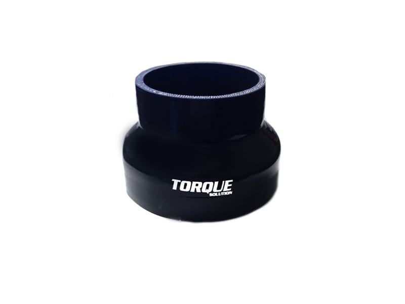 Torque Solution — Torque Solution Transition Silicone Coupler: 3 inch to 4 inch Black Universal