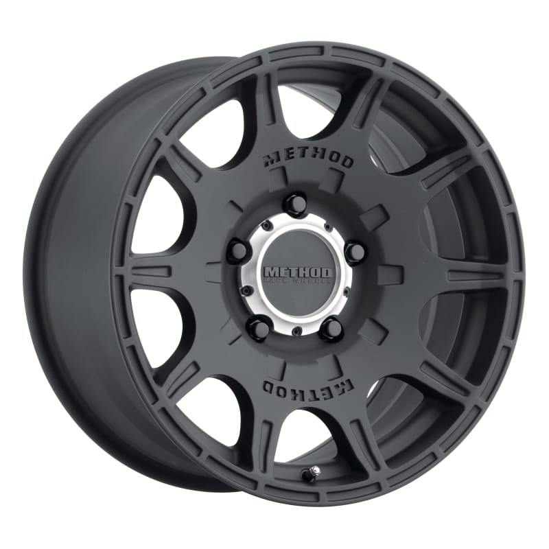 Method Wheels — Method MR308 Roost 17x8.5 0mm Offset 5x5 71.5mm CB Matte Black Wheel