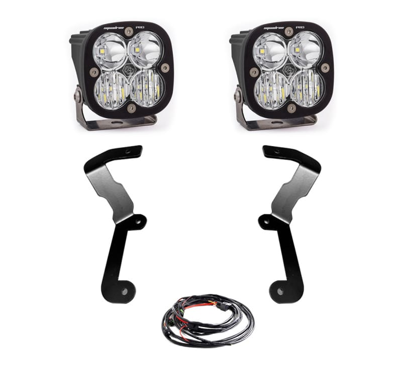 Baja Designs — Baja Designs 19-22 GMC Sierra 1500 Squadron Pro A-Pillar Light Kit