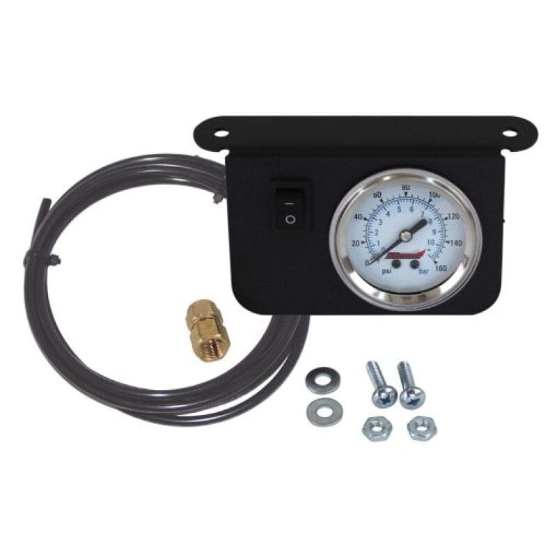 Kleinn Air Horns — Kleinn Illuminated Single Needle 160 PSI Dash Panel Gauge w/ On/Off Switch
Dash Panel Gauge