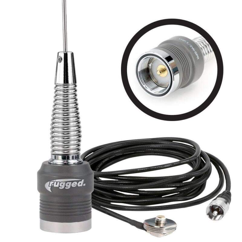 Rugged Radios — Rugged Radios VHF Antenna Kit with 1/2 Wave No Ground Plane (NGP) Antenna & NMO Mount