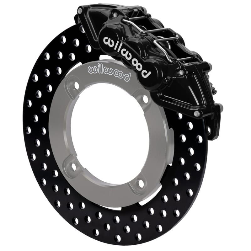 Wilwood — Wilwood 19-22 Honda Talon 1000 Black 6-Piston Front Kit 11.25in - Drilled Rotors