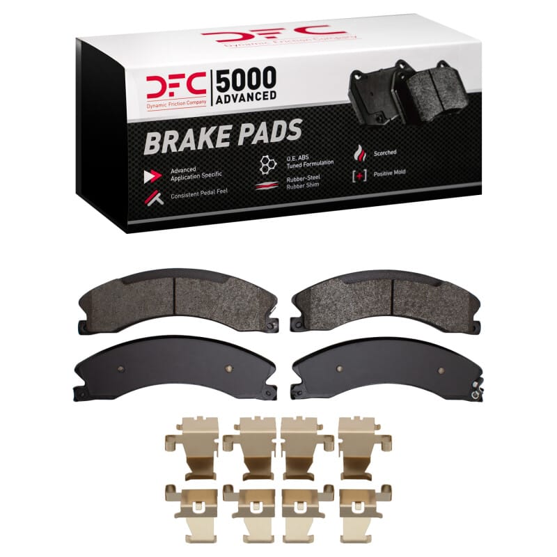 DFC — DFC 09-24 Chevrolet Suburban 3500 HD Rear/Front 5000 Advanced Ceramic Brake Pads and Hardware Kit
DFC Brake Pad Set