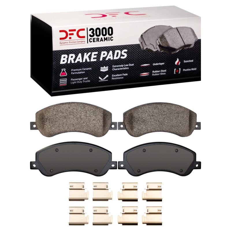 DFC — DFC 10-17 Volkswagen Amarok (Mexico) Front 3000 Ceramic Brake Pads and Hardware Kit
DFC Brake Pad Set