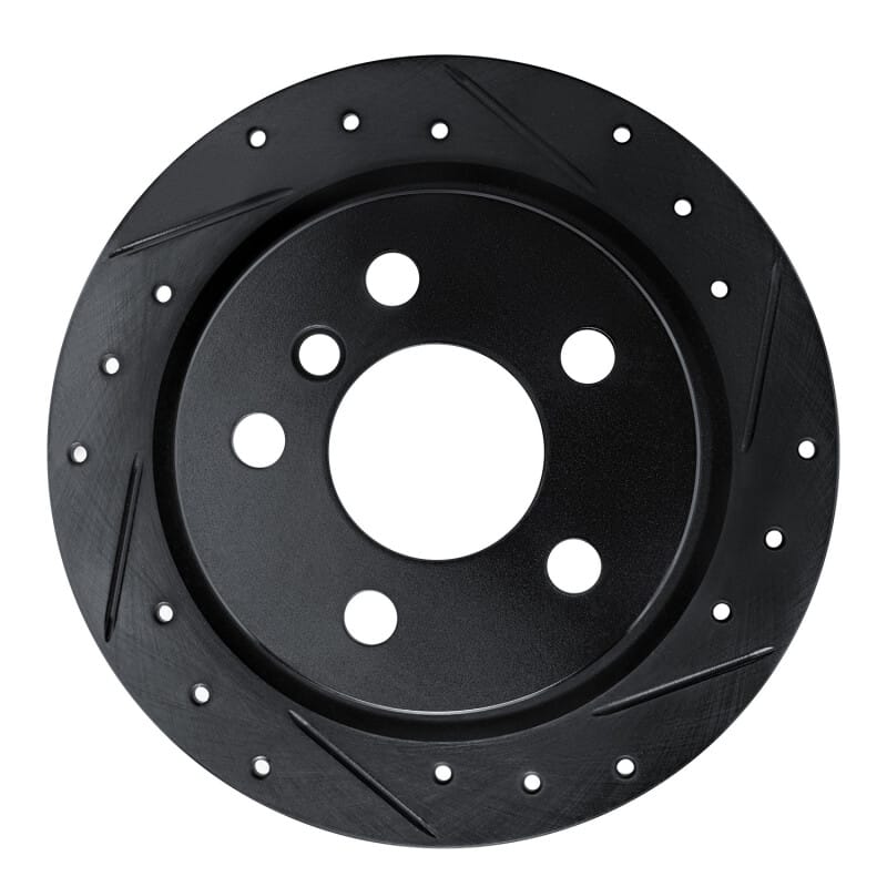 R1 Concepts — R1 14-24 Mini Cooper (Excl Clubman) Rear Right Drilled & Slotted Black Brake Rotor
R1 Brake Rotor Drill