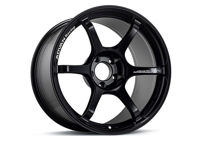 Advan — Advan RG-4 18x9.5 +25 5x112 Semi Gloss Black Wheel