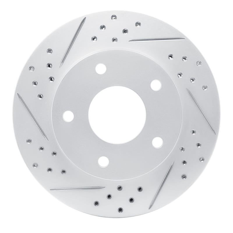 R1 Concepts — R1 79-98 Buick Riviera Front Left/Rear Left Drilled & Slotted Geo-Carbon Rotor