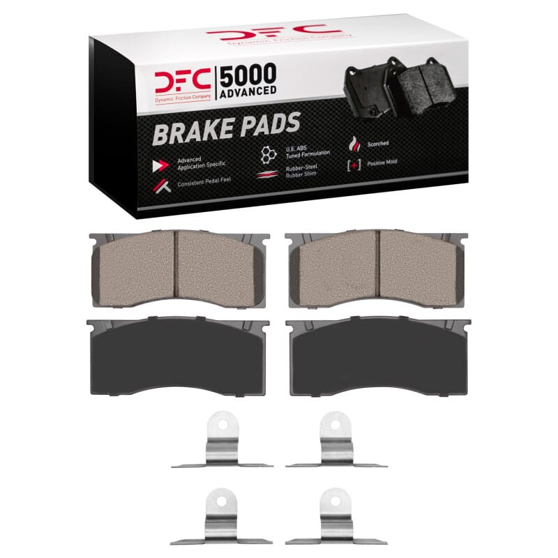 DFC — DFC 64-72 Dodge Dart Front 5000 Advanced Semi Metallic Brake Pads and Hardware Kit
DFC Brake Pad Set