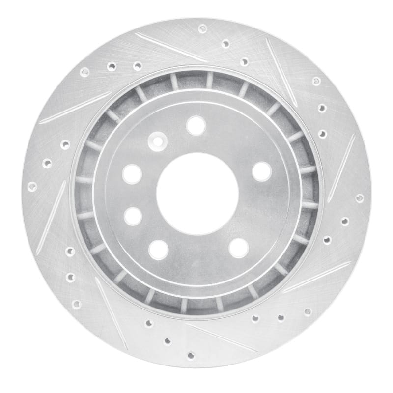 R1 Concepts — R1 2002-2010 Saab 9-5 Rear Right Drilled & Slotted Silver Brake Rotor
R1 Brake Rotor Drill
