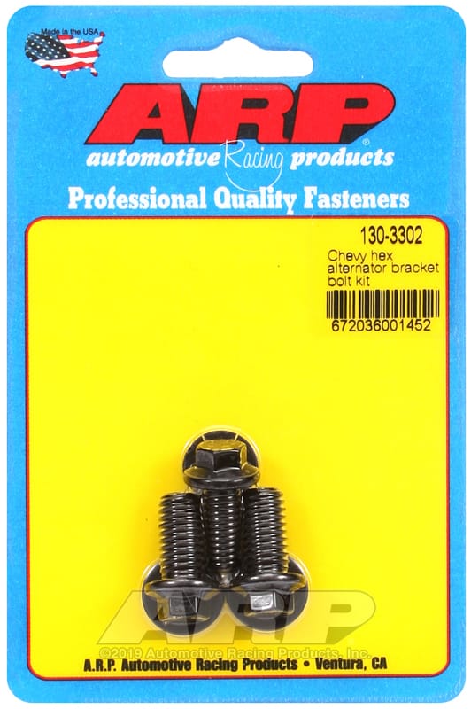 ARP — ARP Chevy Hex Alternator Bracket Bolt Kit