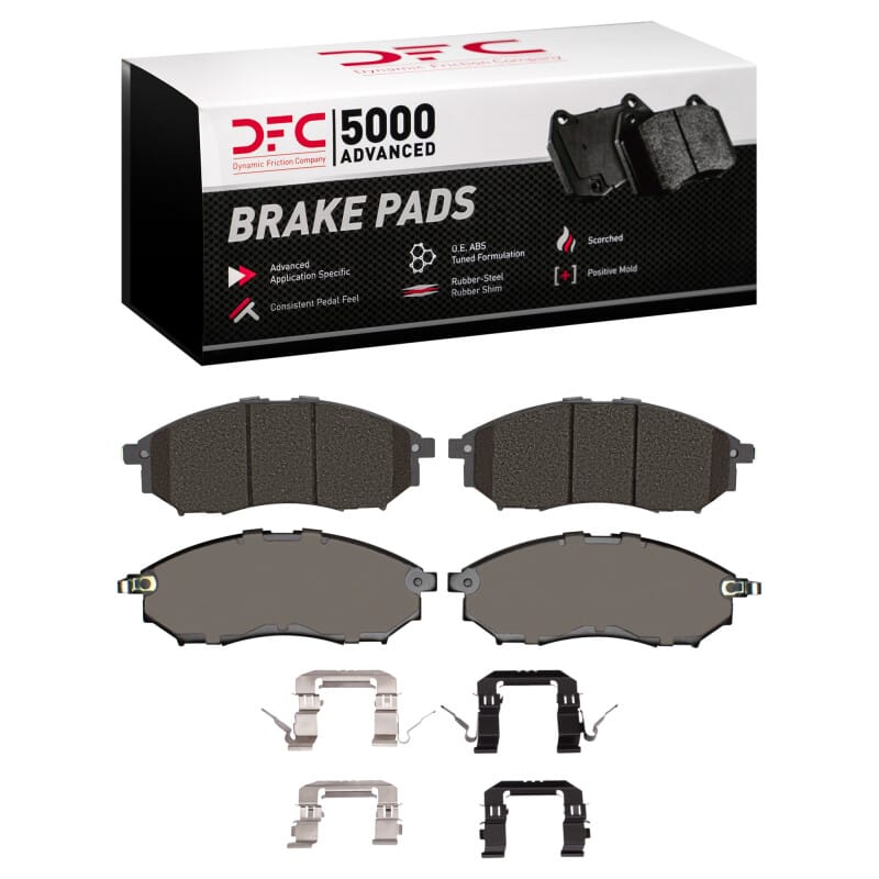 DFC — DFC 14-14 Infiniti QX70 Front 5000 Advanced Ceramic Brake Pads and Hardware Kit
DFC Brake Pad Set