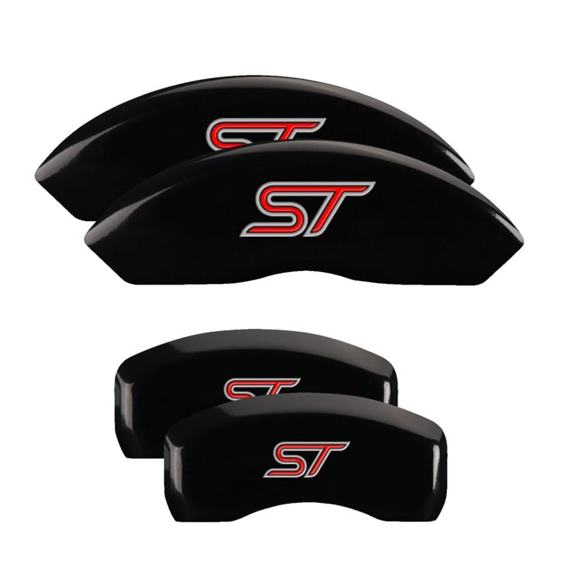 MGP — MGP 4 Caliper Covers Engraved Front & Rear No bolts/ST Black finish silver ch
Caliper Covers