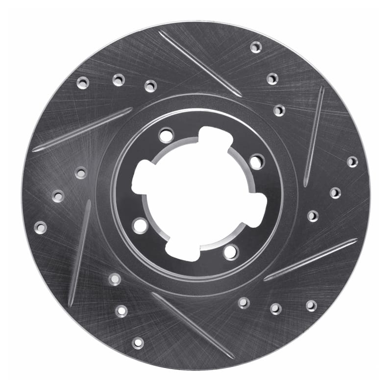 R1 Concepts — R1 85-94 Subaru GL-10 Front Right Drilled & Slotted Silver Brake Rotor
R1 Brake Rotor Drill