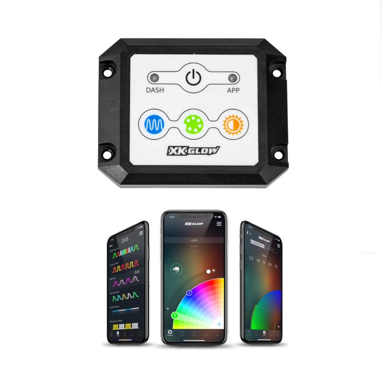 XKGLOW — XK Glow Dash Surface Mount XKCHROME Controller (Dual Mode)