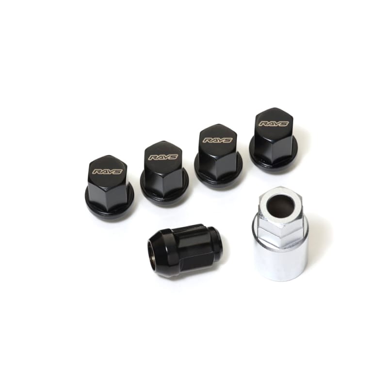 Rays — Rays 19 Hex Lock & Lug Nut Set M14 x 1.5 - Black