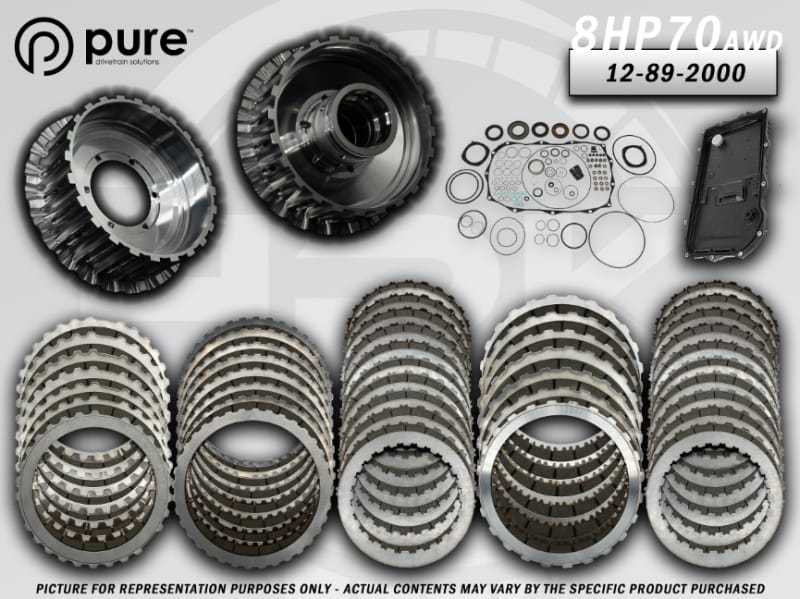 Pure Drivetrain Solutions — Pure Drivetrain 8HP70 High Performance Transmission Hard Parts Kit - AWD - Stage 2