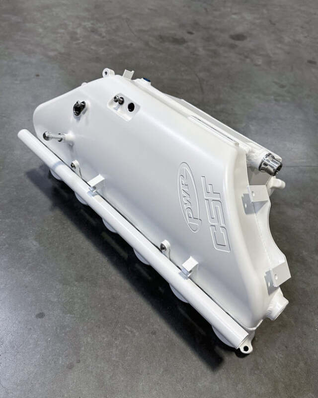 CSF — CSF BMW M2/M3/M4 S58 (G8X) Charge-Air Cooler Manifold - Brilliant Frozen White Metallic