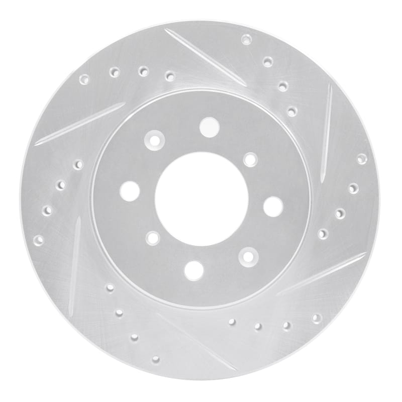 R1 Concepts — R1 88-91 Honda Accord Coupe Front Right Drilled & Slotted Silver Brake Rotor
R1 Brake Rotor Drill