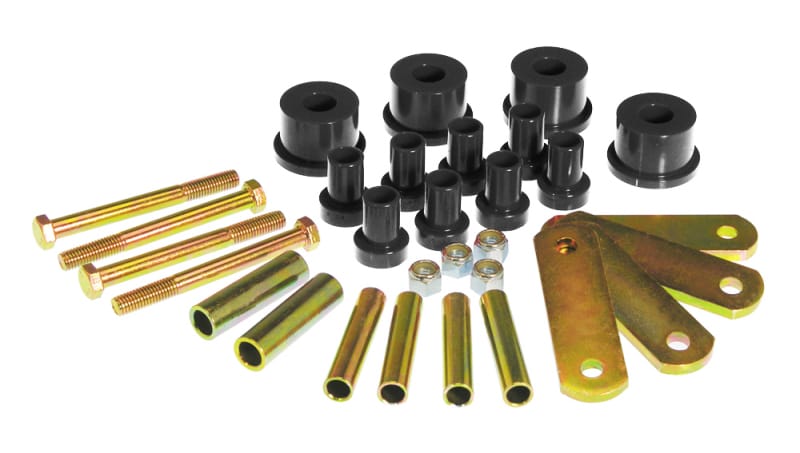 Prothane — Prothane 65-76 Chrysler A Body HD Spring & Shackles Bushings - Black
SPRING/SHACKLE BUSH