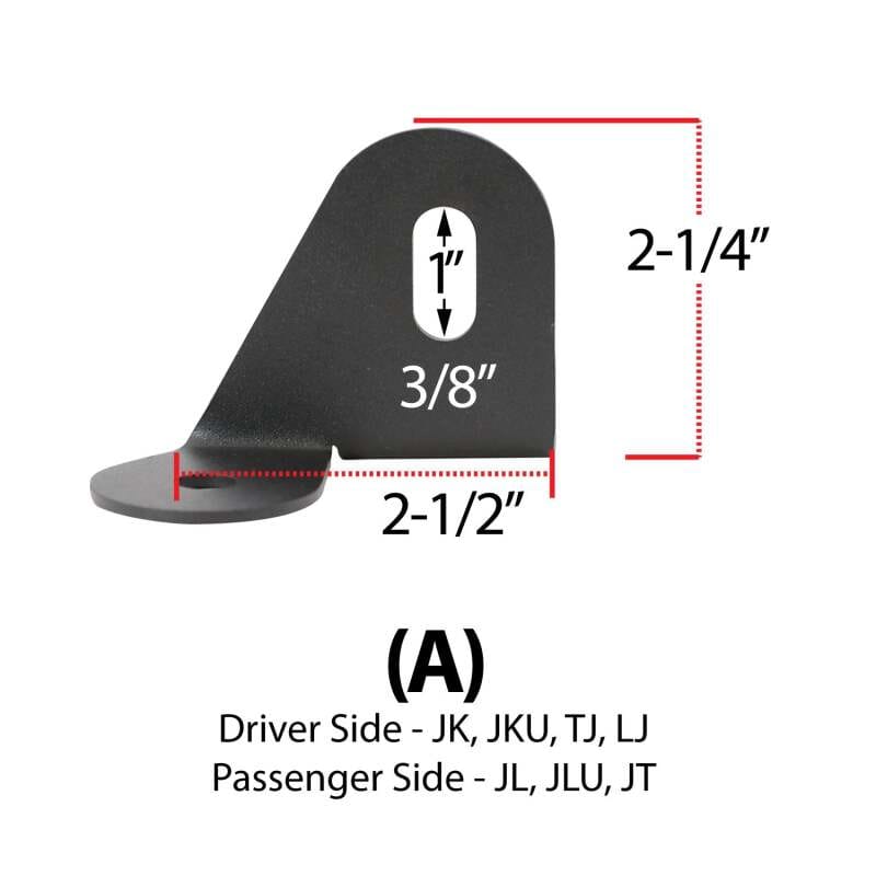 Rugged Radios — Rugged Radios Antenna Mount for Jeep Wrangler TJ LJ JK JL and Gladiator JT Jeep B Mount