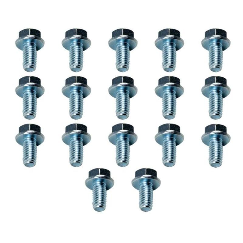 Moroso — Moroso Ford C-6 Stamped Steel Transmission Pan Bolts - Set of 17