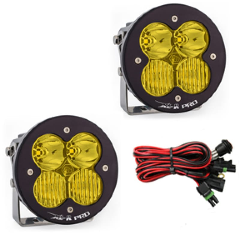 Baja Designs — Baja Designs XL R Pro Series Driving Combo Pattern Pair LED Light Pods - Amber
