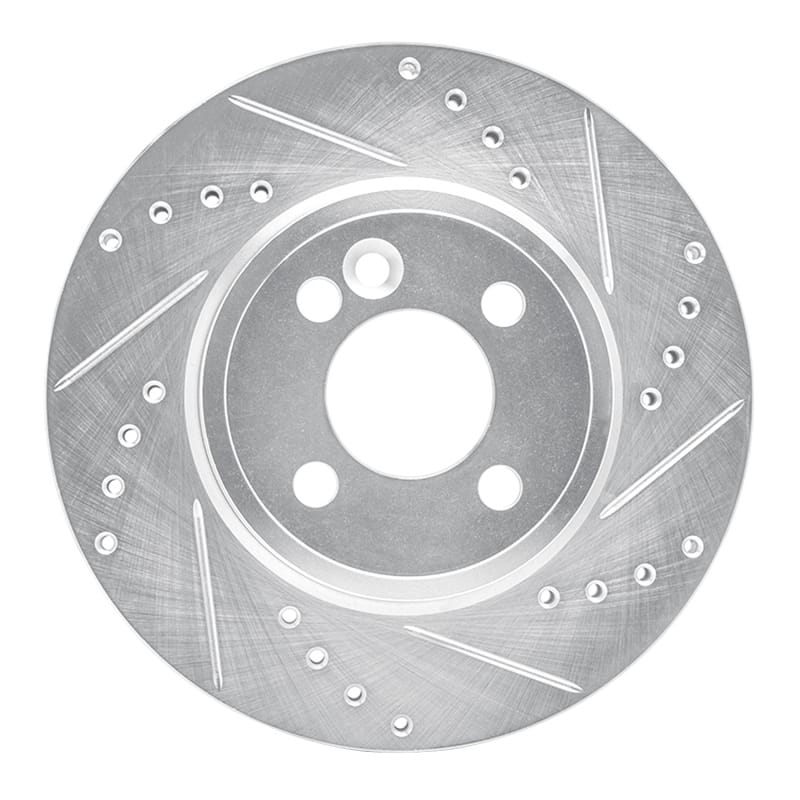 R1 Concepts — R1 07-15 Mini Cooper (Excl Clubman) Front Right Drilled & Slotted Silver Brake Rotor
R1 Brake Rotor Drill