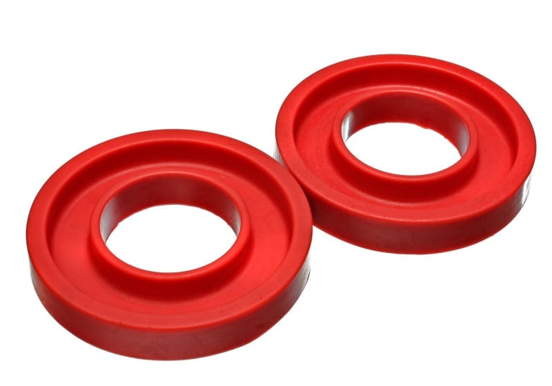 Energy Suspension — Energy Suspension Coil Spring Isolator Set - Red
CoilSprngInsulator