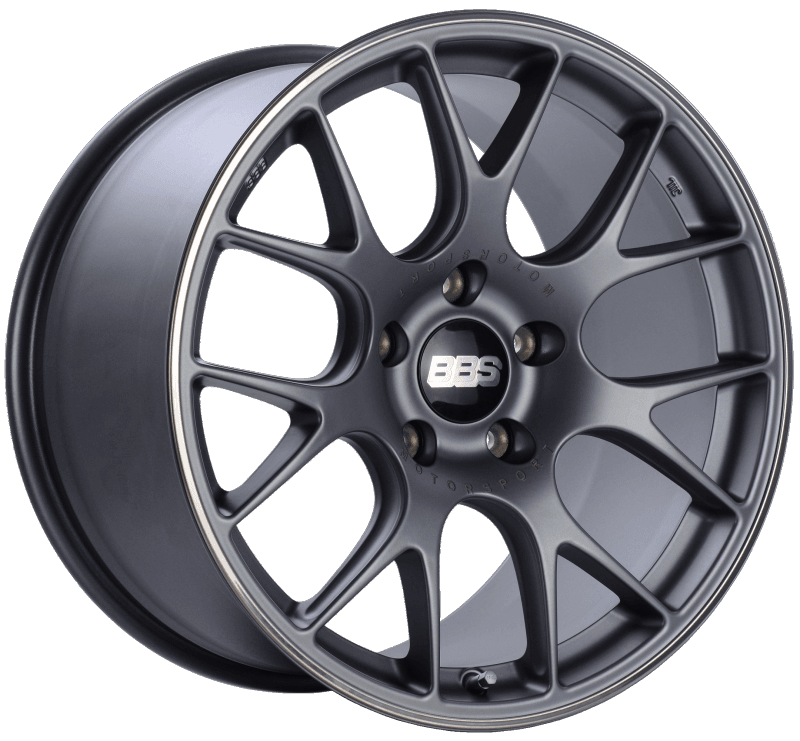 BBS — BBS CH-R 19x10 5x130 ET38 CB71.6 Satin Titanium Polished Rim Protector Wheel
