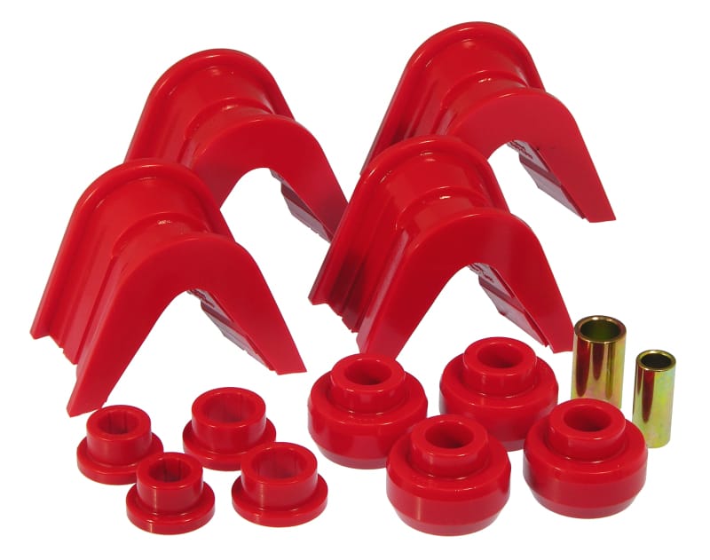 Prothane — Prothane 66-79 Ford Trucks 14-Piece Bushing Set - 4deg Offset - Red
STEERING BUSHINGS