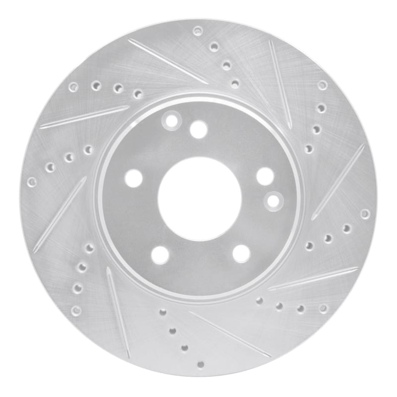 R1 Concepts — R1 96-11 Chrysler Crossfire Front Right Drilled & Slotted Silver Brake Rotor
R1 Brake Rotor Drill