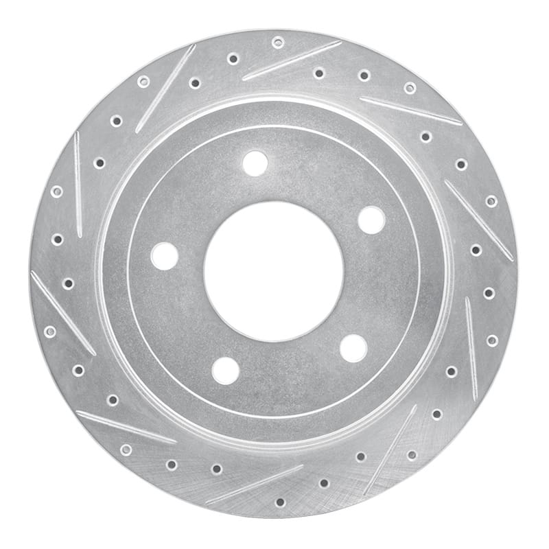 R1 Concepts — R1 04-06 Ford E-150 Rear Left Drilled & Slotted Silver Brake Rotor
R1 Brake Rotor Drill